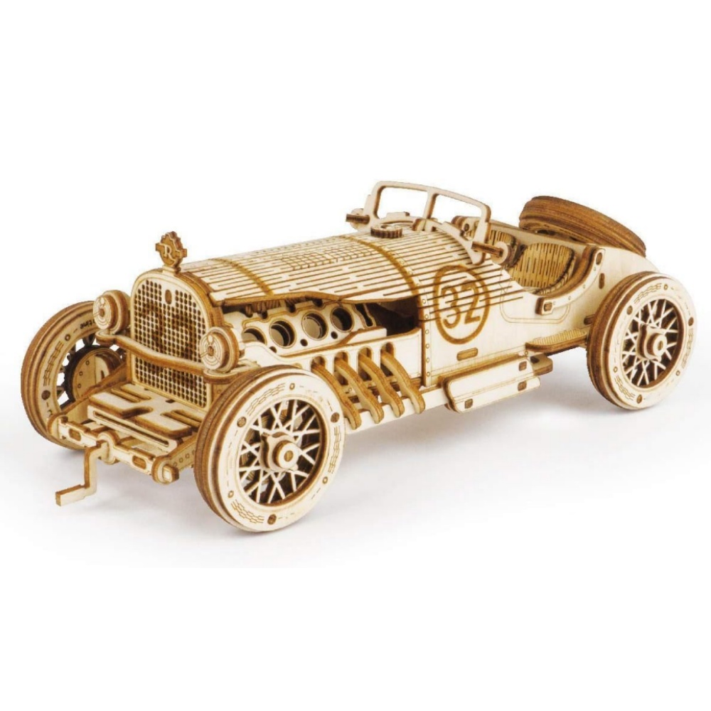 Heavy Equipment Truck - Robotime Classic Car 3D Wooden Puzzle