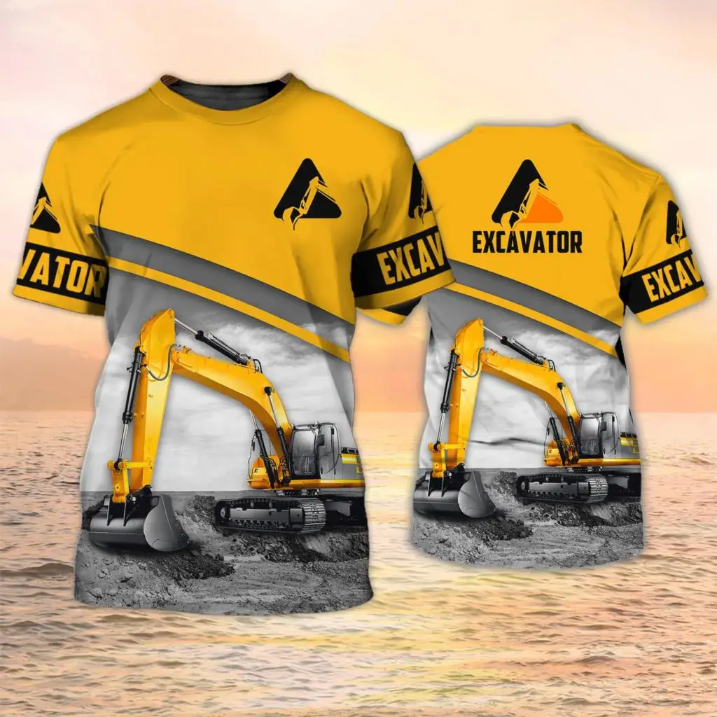 Heavy Equipment Operator - Excavator TShirts Heavy Equipment Operator 3D
