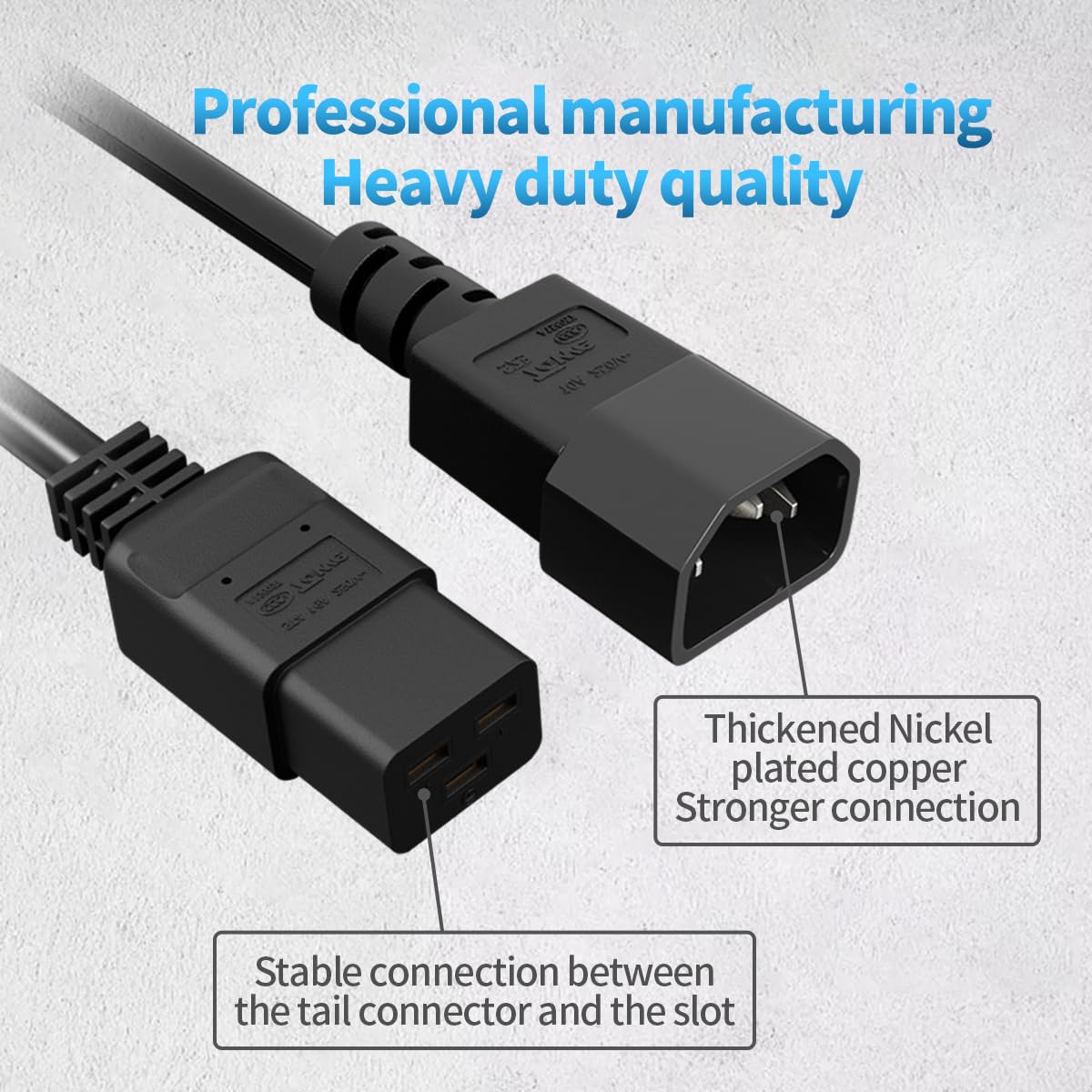 TOWE IEC C14 to C19 Power Exte - Heavy Equipment Center ulasan dan harga