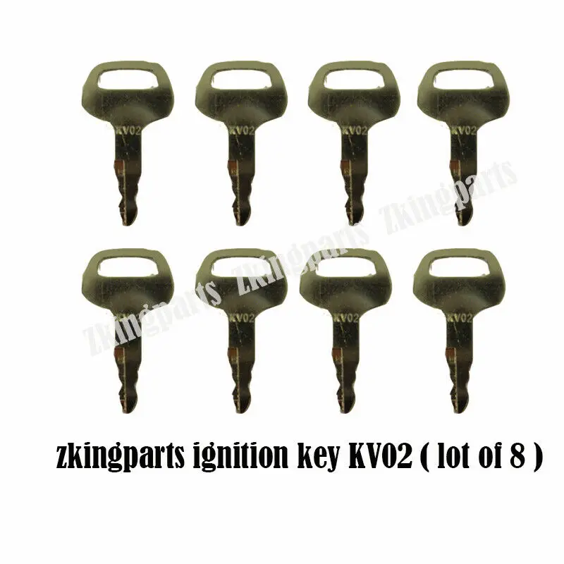 8pcs Heavy Equipment Key with  - Heavy Equipment Logos ulasan dan harga