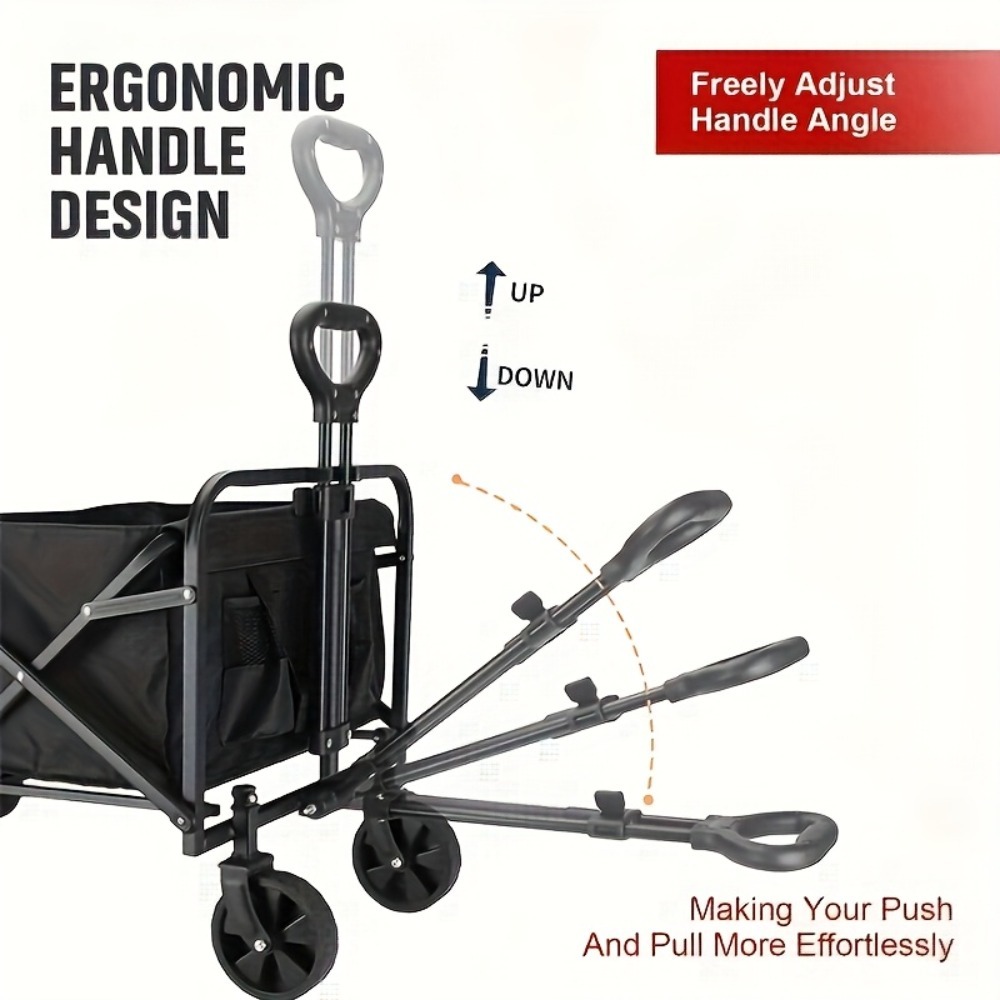Heavy Duty Foldable Garden Car - Heavy Equipment Tires ulasan dan harga