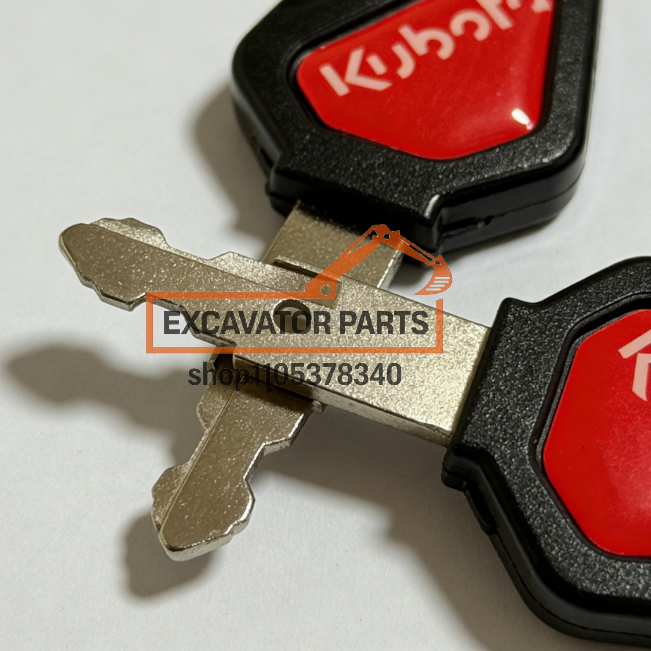 1Pc 459A Ignition Key with Red - Heavy Equipment Logos ulasan dan harga