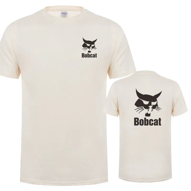 Bobcat T Shirt Summer Men Shor - Heavy Equipment Logos ulasan dan harga