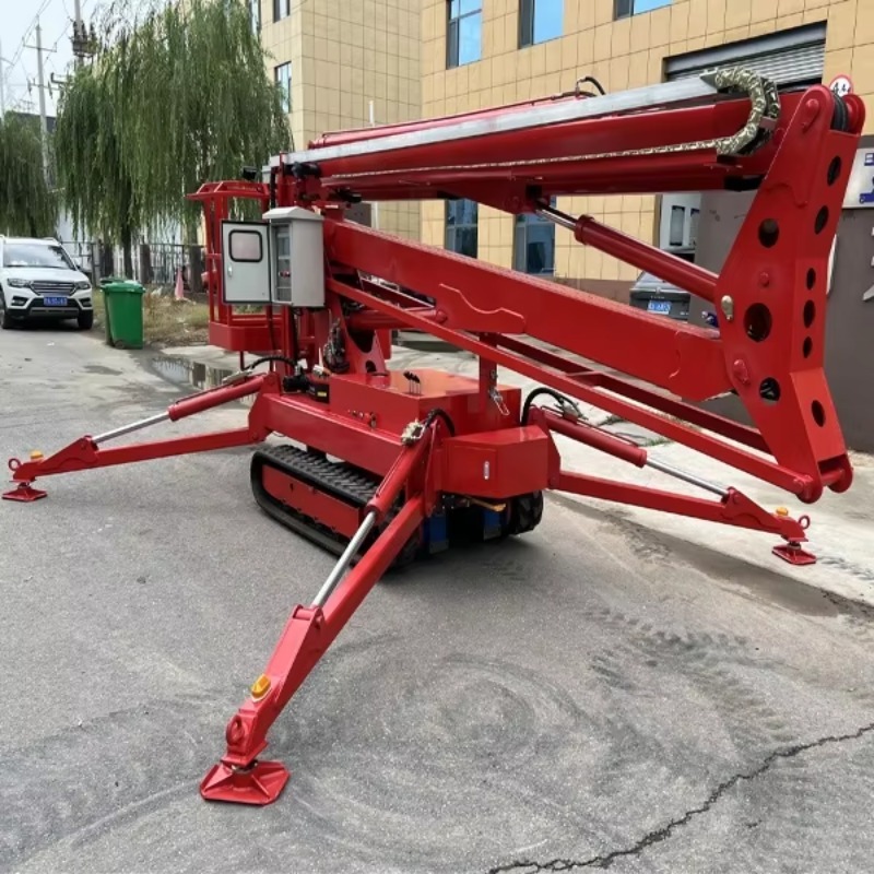 YG Customized 12m Briggs & Str - Compact Crawler Boom Lift ulasan dan harga