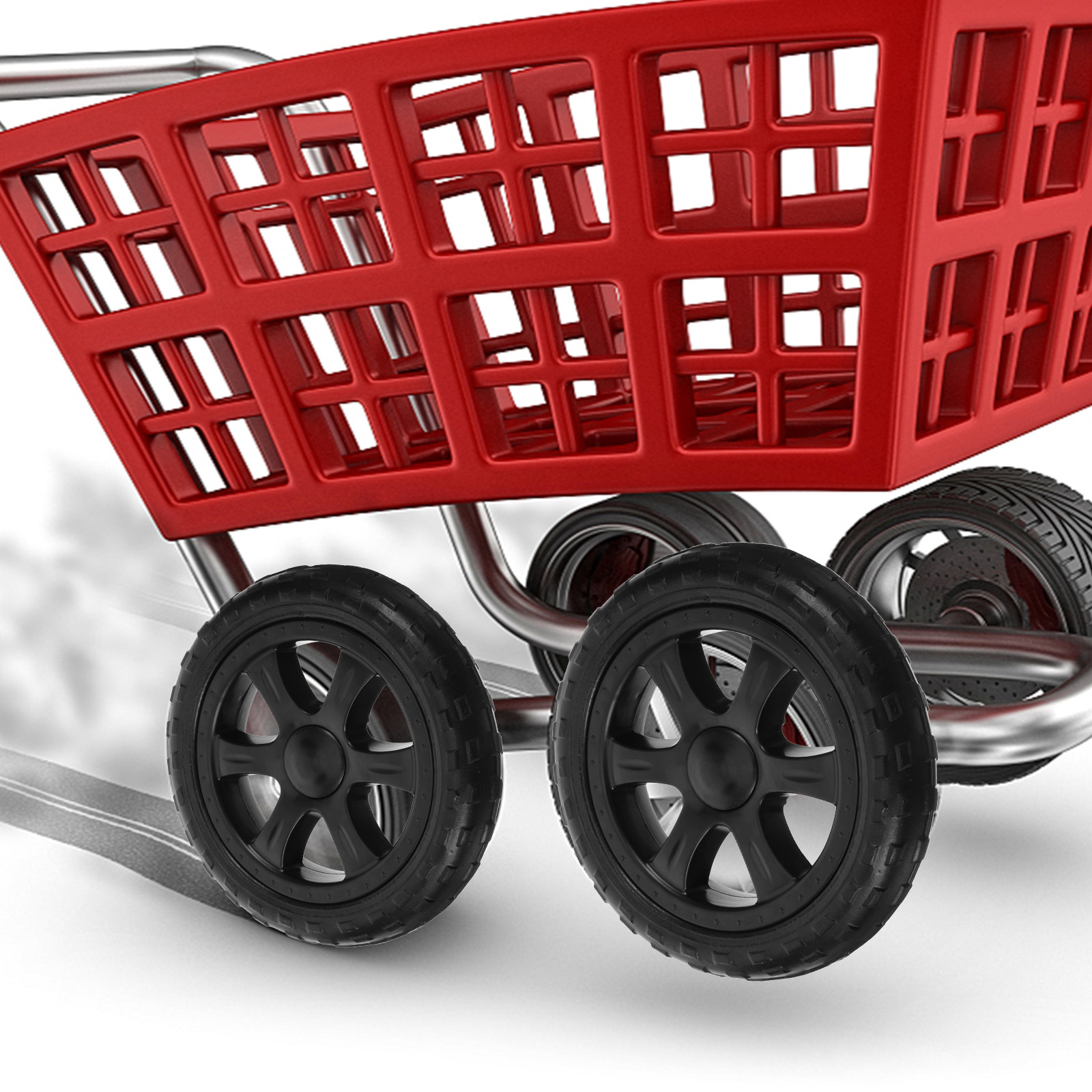 2Pcs Replacement Shopping Cart - Heavy Equipment Tires ulasan dan harga