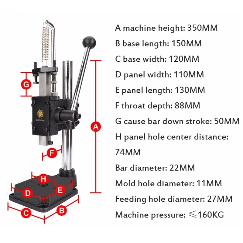 Heavy Duty Manual Press Machin - Heavy Equipment Manual ulasan dan harga