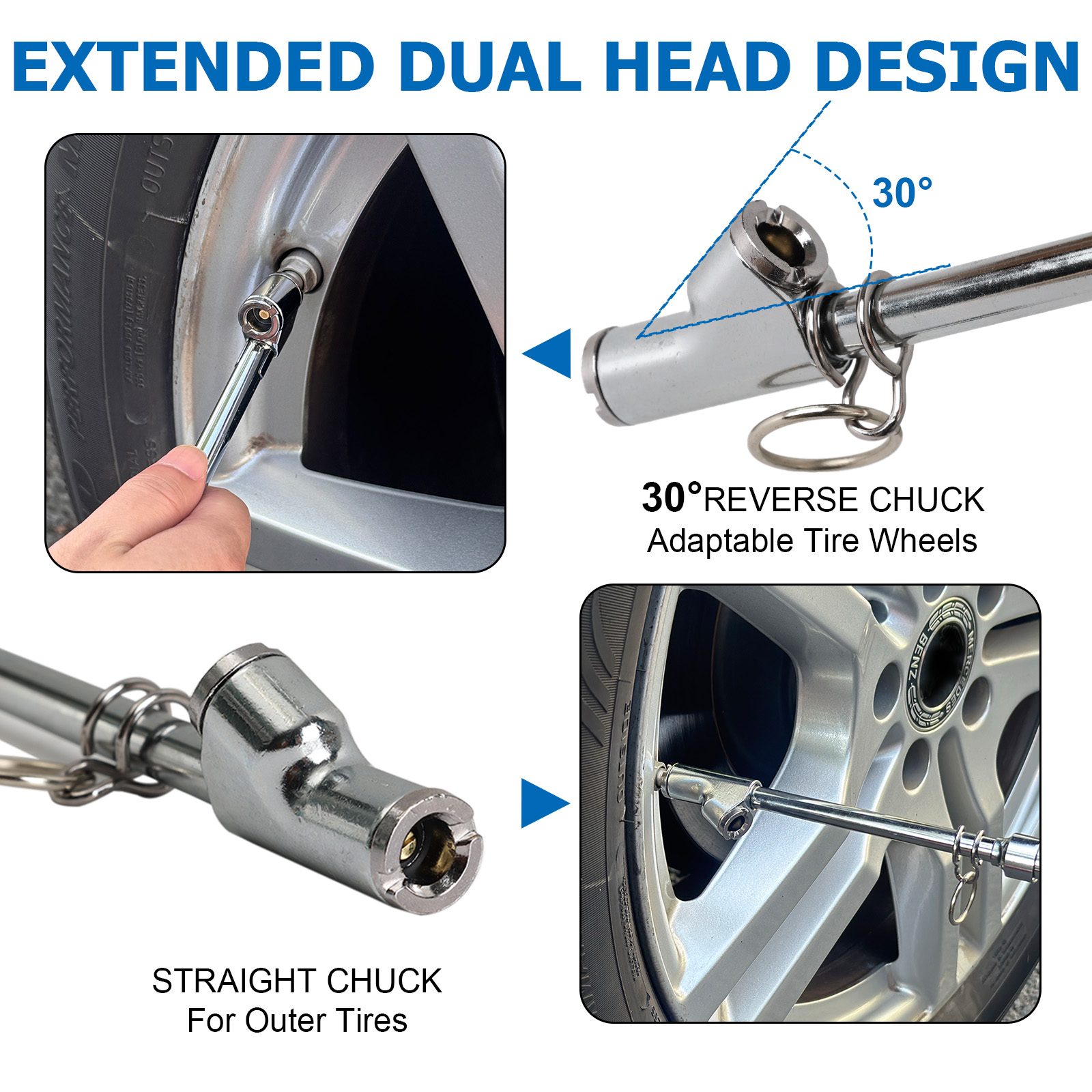 2X Dual Head & Scale Tire Pres - Heavy Equipment Truck ulasan dan harga